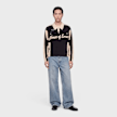 House of Errors Knitted Cat Burglar Rugby black 104106 2