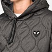 Comme des Garcons Play Black Emblem Black Heart Hoodie schwarz 104459 3