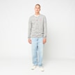 Comme des Garcons Play Round Neck Cardigan Pink Emblem grijs 104460 2