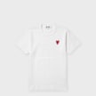 Comme des Garcons Play T-Shirt Double Red Emblem white 104464 1