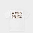 A Bathing Ape Color Camo College ATS Tee white 104951 1