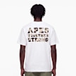 A Bathing Ape Color Camo College ATS Tee white 104951 3
