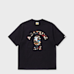A Bathing Ape Hybrid Camo College Relaxed Fit Tee schwarz 104957 1
