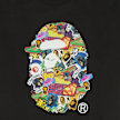 A Bathing Ape Sticker Pack Ape Head Tee black 104964 3