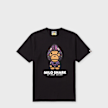 A Bathing Ape Color Camo Milo Shark FZH Tee black 104973 1