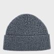 AMI PARIS Beanie With Red Ami De Coeur gris chine/rouge Undefined Color 106028 2
