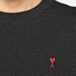 AMI PARIS Crewneck Sweater With ADC schwarz 106037 3