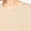 AMI PARIS T-Shirt Tonal Embossed beige 106048 3