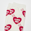 HUMAN MADE Heart Socks white 106638 3