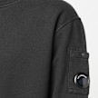 C. P. Company Brushed And Emerized Diagonal Fleece Crewneck zwart 106833 3