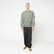 C. P. Company Brushed And Emerized Diagonal Fleece Crewneck green 106835 2