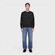 C. P. Company 30/2 Mercerized Jersey Twisted Longsleeve black 106839 2
