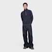 C. P. Company Sweatshirt Polo Collar Brushed Blau 106849 2