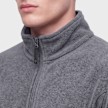 Pas Normal Studios Off-Race Boiled Wool Half-Zip grey 139185 3