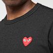 Comme des Garcons Play Big Red Heart Logo T-Shirt zwart 51231 3