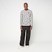 Comme des Garcons Play Play Red Heart Striped Long Sleeve T-Shirt zwart 52420 2