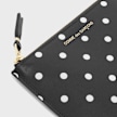 Comme des Garcons Wallet Dots Printed Leather Line zwart 53177 3