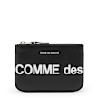Comme des Garcons Wallet Huge Logo schwarz 53184 1