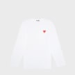 Comme des Garcons Play Red Heart Longsleeve wit 53558 1