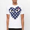 Comme des Garcons Play Play Polka Dot T-Shirt weiß 53566 2