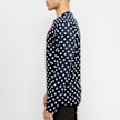 Comme des Garcons Play Play Polka Dot Red Heart T-Shirt blauw 57205 3