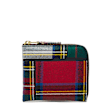 Comme des Garcons Wallet Tartan Patchwork rood 57264 1