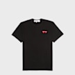 Comme des Garcons Play Play Two Heart T-Shirt schwarz 57549 1