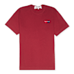 Comme des Garcons Play Play Double Heart T-Shirt rood 57556 1