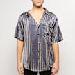 Opening Ceremony Stripes Asym. S/S Shirt cobalt chocolate blauw 59785 2