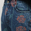 Opening Ceremony Str. Alloverroses Cutout Jeans blauw 59793 6
