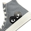 Comme des Garcons Play Black Heart Chuck Taylor All Star '70 High grijs 60921 5