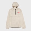 Comme des Garcons Play K-Way Jacket Half Zip beige 71594 1