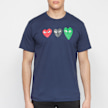 Comme des Garcons Play Play Logo T-Shirt blauw 71598 2