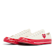 Comme des Garcons Play Red Sole Chuck Taylor 70 Low Top beige 74129 1
