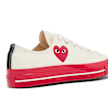 Comme des Garcons Play Red Sole Chuck Taylor 70 Low Top beige 74129 7
