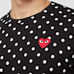 Comme des Garcons Play Black Polka Dot Longsleeve zwart 77066 5
