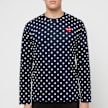 Comme des Garcons Play Blue Polka Dot Longsleeve blau 77067 2