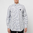 Comme des Garcons Play Shirt Woven blauw 77069 2