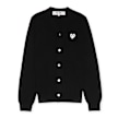 Comme des Garcons Play Knit Cardigan zwart 77068 1