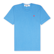 Comme des Garcons Play Blue Red Heart T-Shirt blau 77075 1