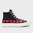 Comme des Garcons Play Multi Heart Chuck Taylor All Star '70 High schwarz 79924 2