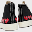Comme des Garcons Play Multi Heart Chuck Taylor All Star '70 High schwarz 79924 5
