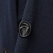 Ambush Felted Knit Zip Cardigan blue 81078 9