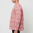 Beams Plus Band Pullover Madras rood 82940 3