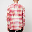 Beams Plus Band Pullover Madras rood 82940 4