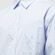 Ambush Striped Armhole Open Shirt blau 84034 5