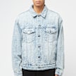 A Bathing Ape Line Camo Jacquard 13Oz Denim Jacket blauw 90862 2