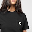 Carhartt WIP Wmns Pocket T-Shirt schwarz 85362 3