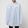 032c Oversized Shirt ''Office'' blue 88653 2