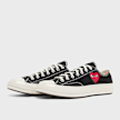 Comme des Garcons Play Small Red Heart Chuck Taylor All Star '70 Low zwart 85445 1